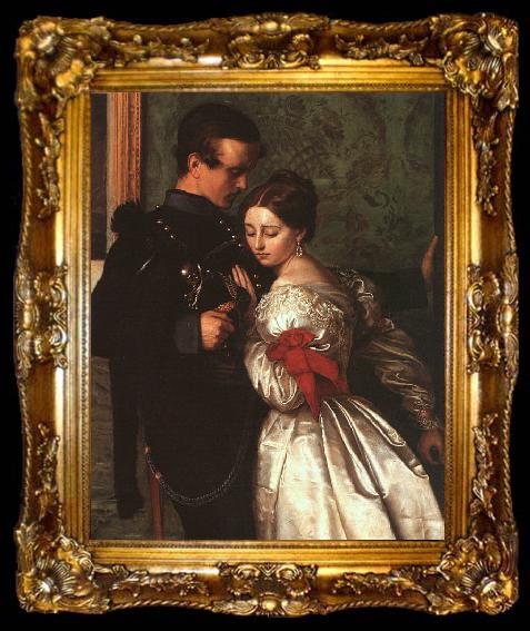 framed  Sir John Everett Millais The Black Brunswicker, ta009-2